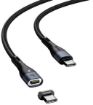 Picture of Baseus Zinc Magnetic Safe Fast Charging Data Cable Type-C To Type-C 100W 1.5m Black 