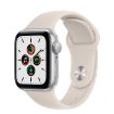 Picture of Apple Watch SE Silver Aluminum Case with Sport Band